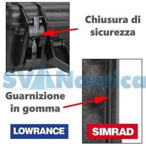 Valigetta stagna per Lowrance 9" e 12" HDS / Elite Ti / Hook
