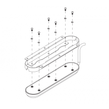 Staffa Montaggio a carena Totalscan / SS3D / ActiveImaging 3 in 1 (000-12602-001)
