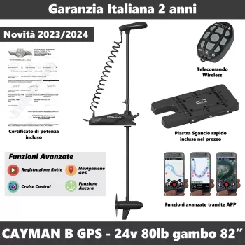 Haswing Cayman-B GPS 80lb gambo 82" (210cm) - Funzione Ancora Versione 1.6