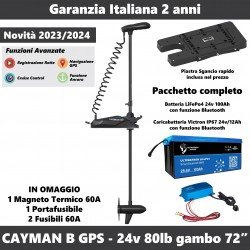 Pacchetto Haswing Cayman-B GPS 80lb gambo 72" - Funzione Ancora Versione 1.6