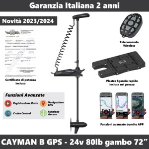 Haswing Cayman-B GPS 80lb gambo 72"(183cm) - Funzione Ancora Versione 1.6