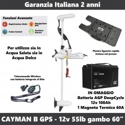Haswing Cayman 55lb 12v gambo 60" - Gen. 1.6