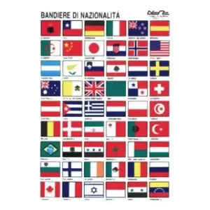 ADESIVO TABELLA BANDIERE NAZIONALI.