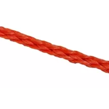 TRECCIA POLIETILENE ARANCIO MM.10