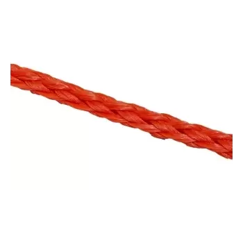 TRECCIA POLIETILENE ARANCIO MM.10