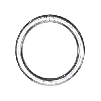ANELLO SALDATO INOX LUCIDO MM.10X50