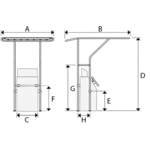T-TOP INOX DIONISO 1200