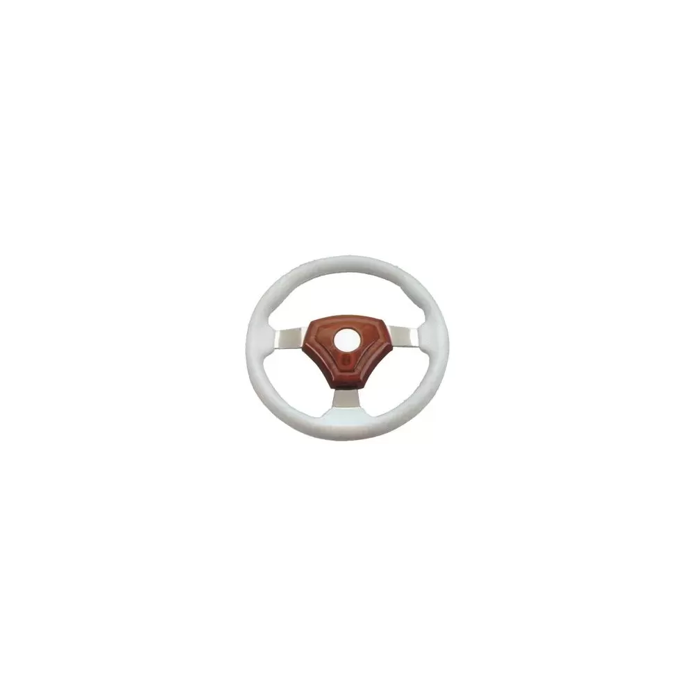 VOLANTE IN POLIURET. BIANCO DIAM.35