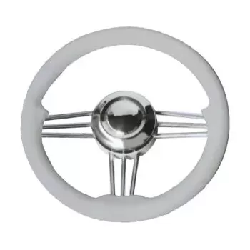 VOLANTE INOX IMPUGNAT. BIANCA CM.35