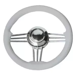 VOLANTE INOX IMPUGNAT. BIANCA CM.35