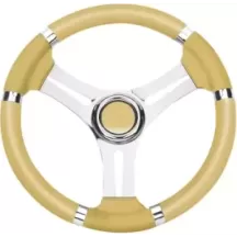 VOLANTE INOX IMP.POL.AVORIO DIAM.35