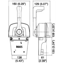 MONOLEVA B665 PER UN MOTORE