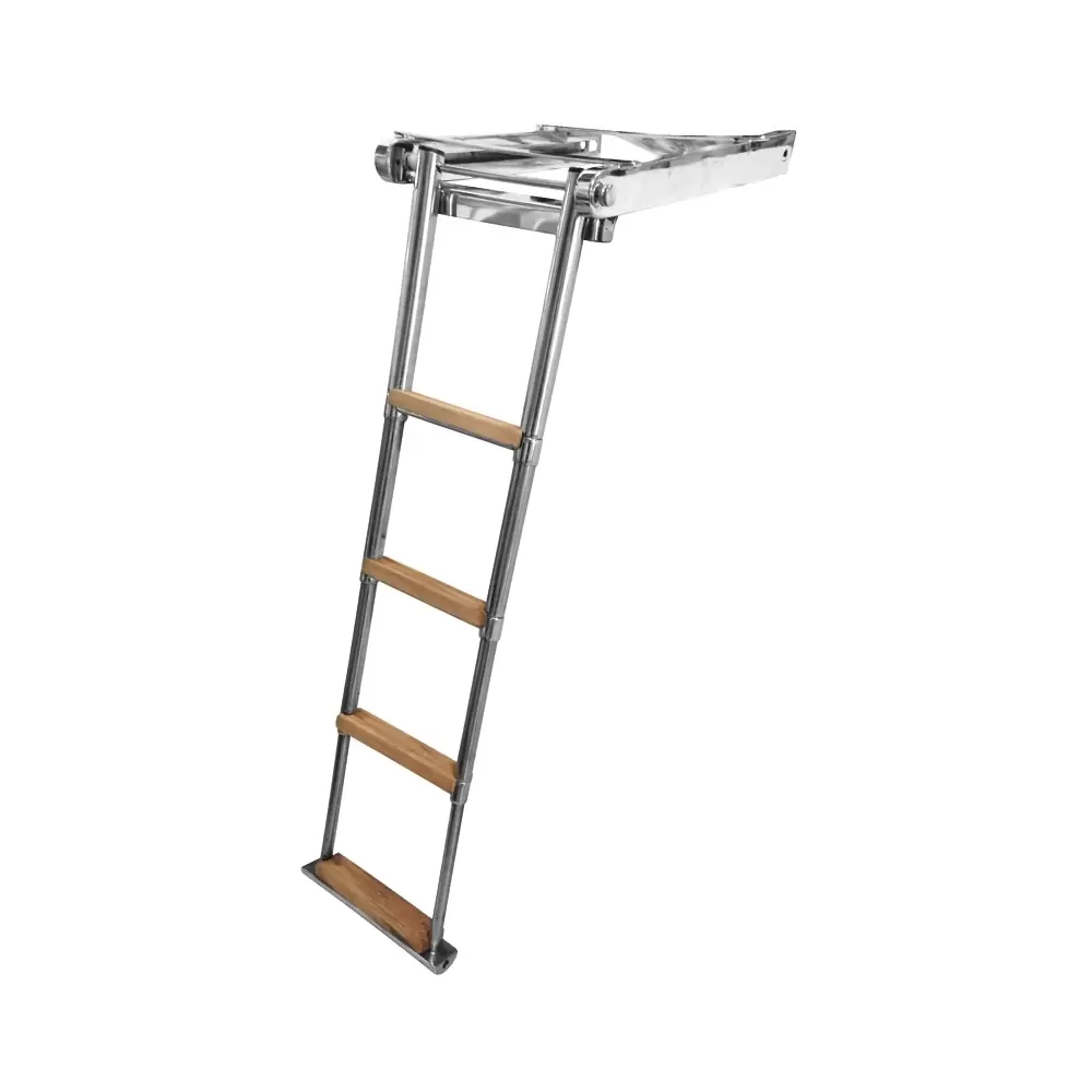 SCALETTA SOTTOPL.TELESC. 4 GR.LEGNO