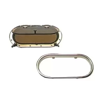 OBLO" OVALE INOX MM.410X210