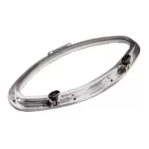 OBLO" ELITTICO INOX MM.244X518