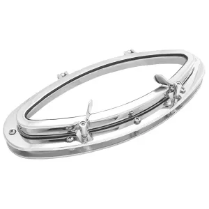 OBLO" ELITTICO OTTONE CROMATO
