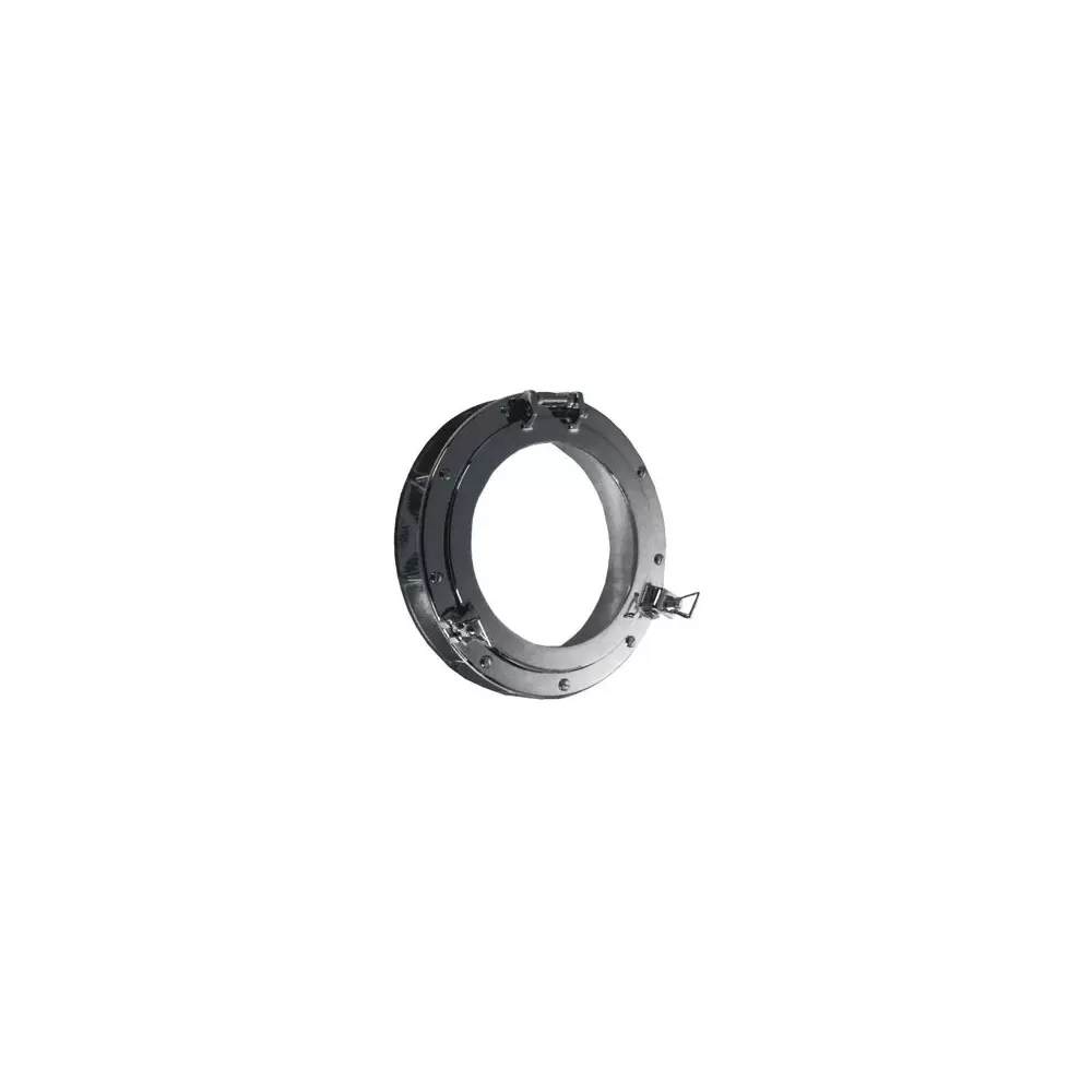 OBLO" TONDO IN OTTONE CROMATO