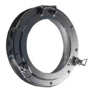 OBLO" TONDO IN OTTONE CROMATO