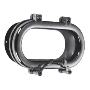 OBLO" OVALE IN OTTONE CROMATO