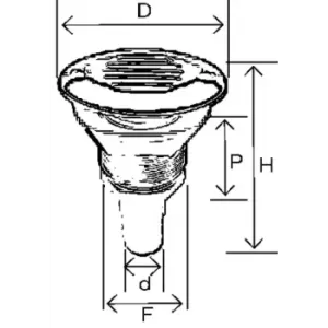 SFIATO OVALE CROMATO