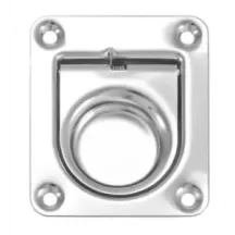 MANIGLIA A FILO MM.64X57 IN AC.INOX