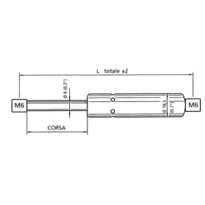 MOLLA A GAS INOX USS150-30