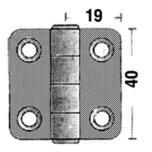 CERNIERE IN ACC. INOX MM 2