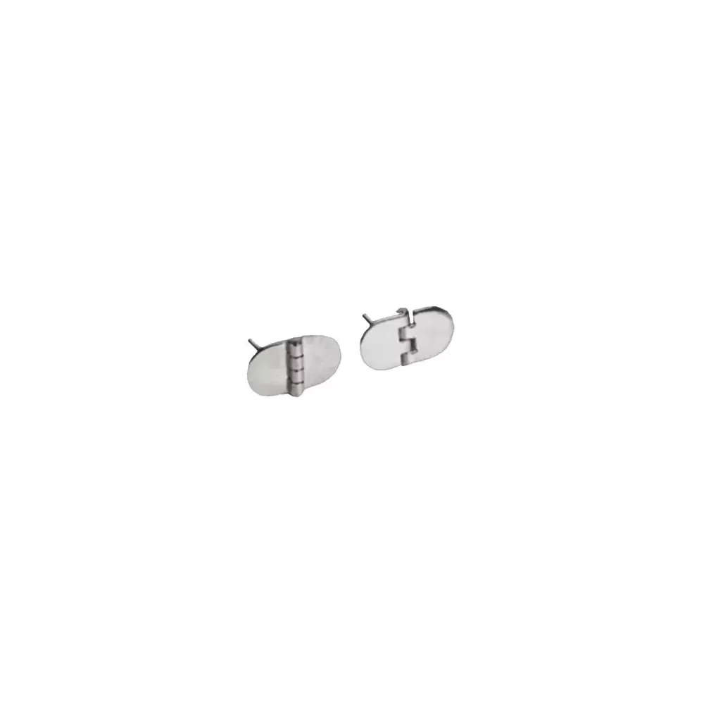 CERNIERA INOX MM.68,5X38,5 NORMALE