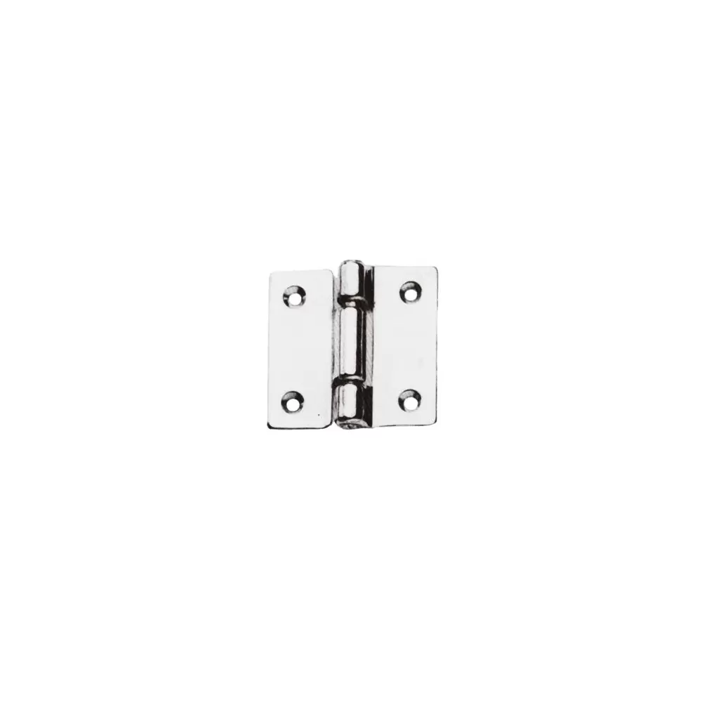 CERNIERA A LIBRO IN OTTONE CROMATO