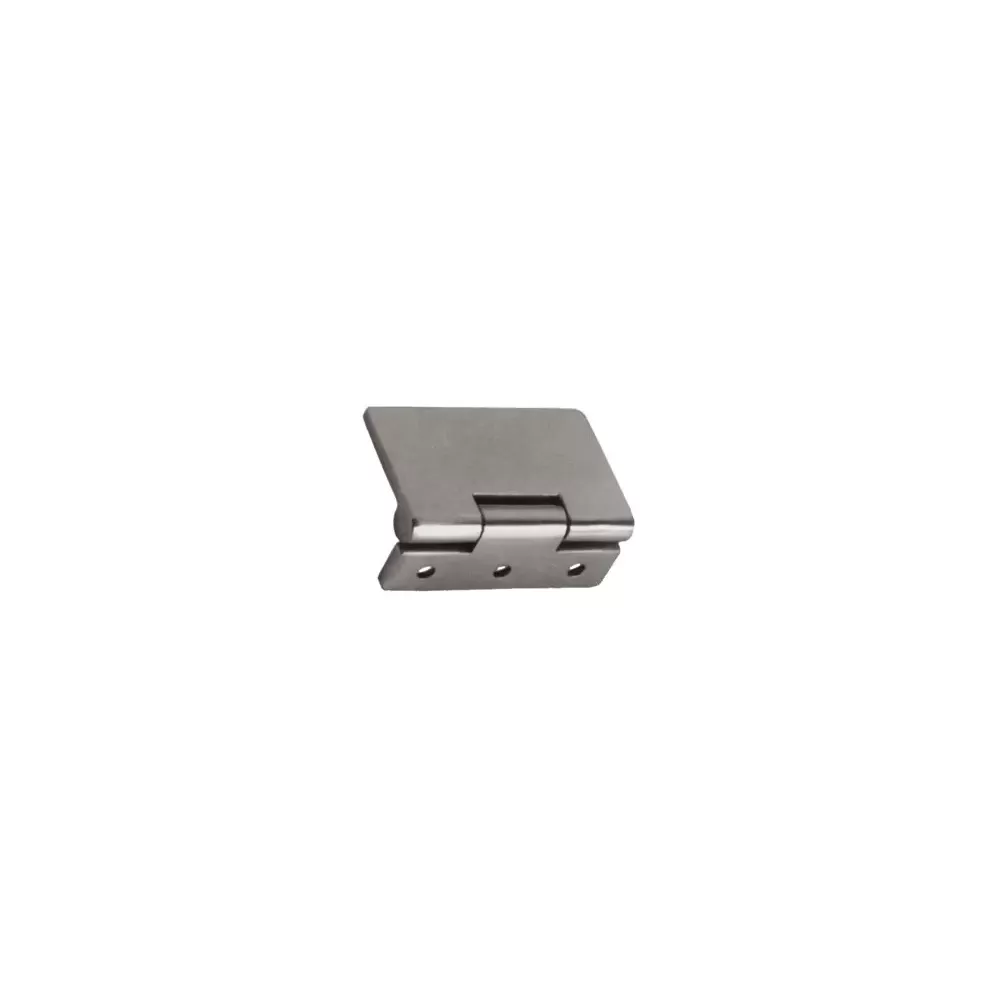 CERNIERA A FILO ACCIAIO INOX 65X55