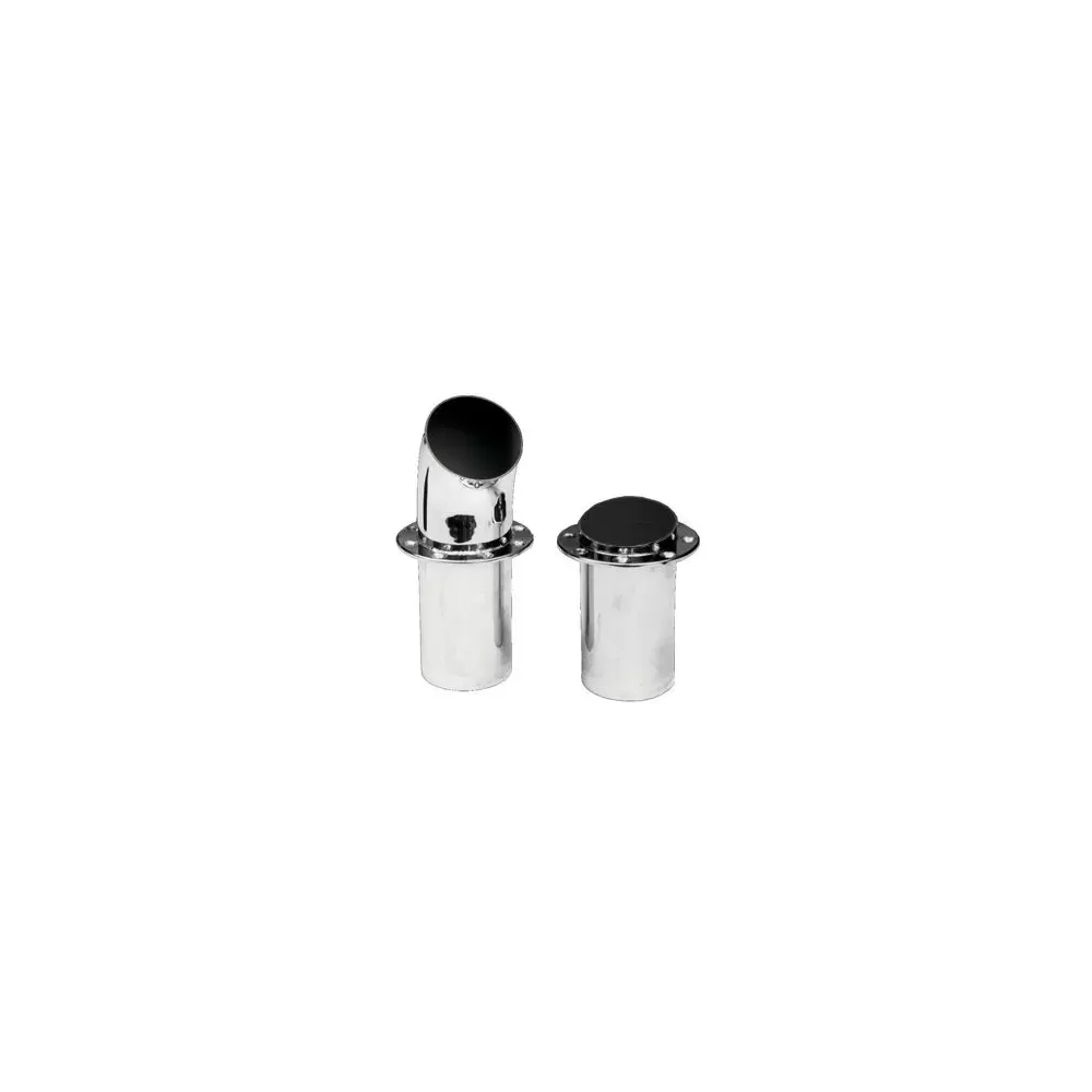 TERMINALE S.CURVO MM.90 ACC.INOX