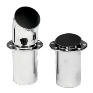 TERMINALE S.CURVO MM.90 ACC.INOX