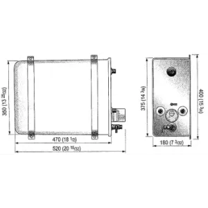 BOILER 16L 1200W C/SCAMBIATORE