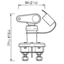 STACCABATTERIA 100 AMP.