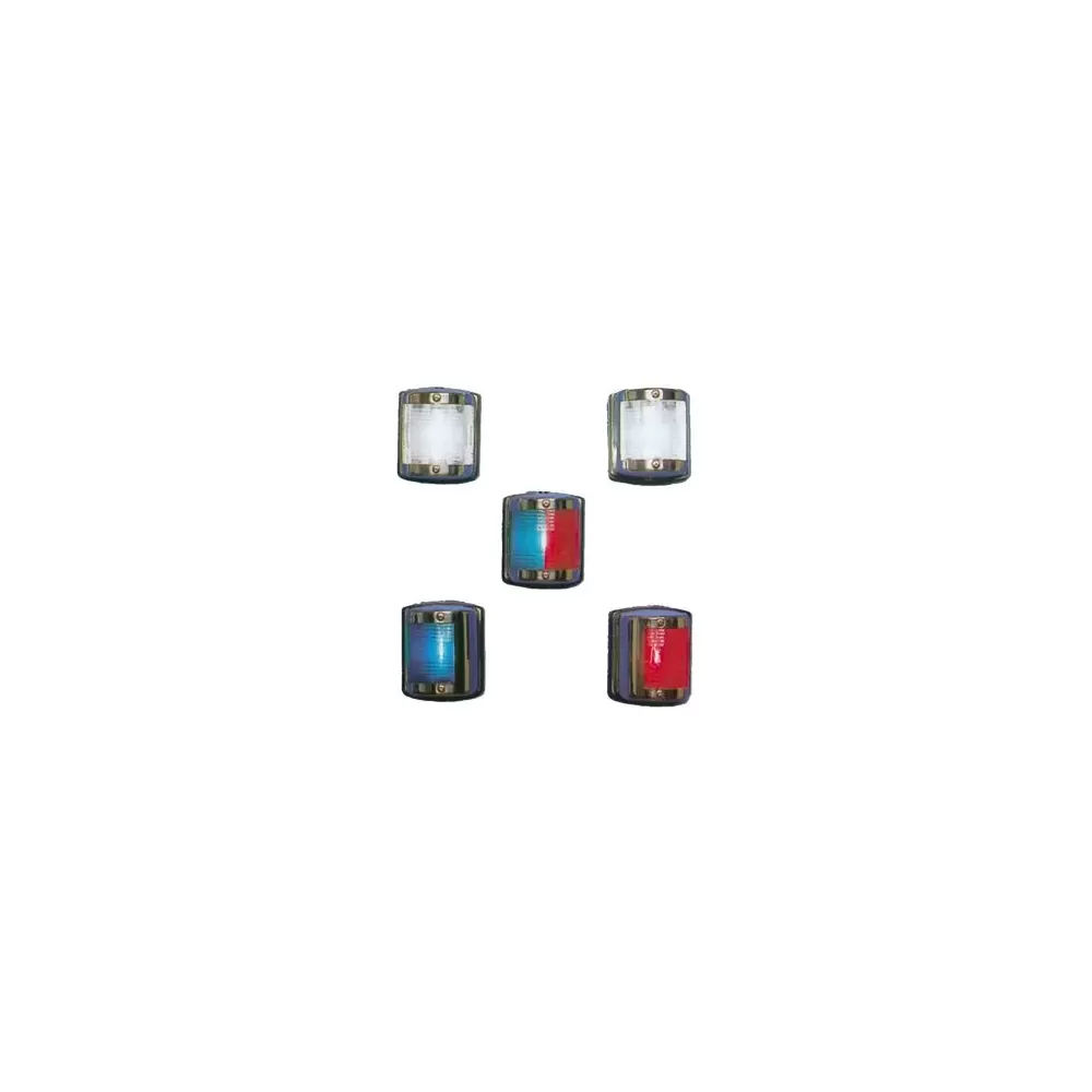 FANALE INOX ECON. LUCE ROSSA