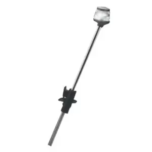 FANALE 360 NERO LED C/ASTA TELESC.