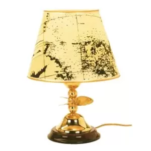 LAMPADA IN OTTONE DA TAVOLO
