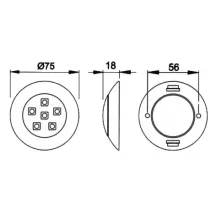 LUCE LED 12-24/V 6W