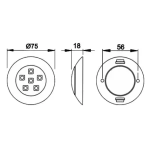 LUCE LED 12-24/V 6W