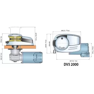 SALPA ANCORA DAVE 2000W 24V