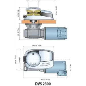 SALPA ANCORA DAVE 2300W 24V C/CAMP.