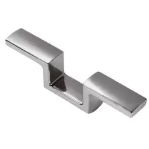 BITTA RETTANG.  INOX LUNGH. MM.260