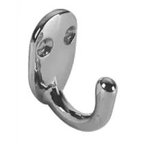 GANCIO SEMPLICE OTTONE CROMATO
