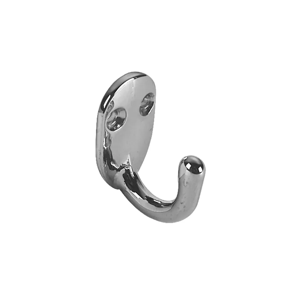 GANCIO SEMPLICE OTTONE CROMATO