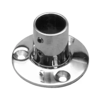 BASE TONDA INOX MM.25 90