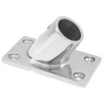 BASE QUADRA IN ACC.INOX 60 MM.22