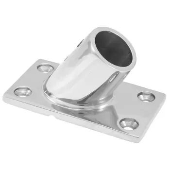 BASE QUADRA IN ACC.INOX 60 MM.22