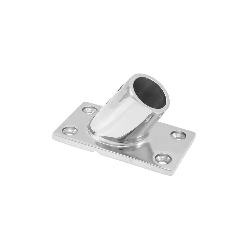 BASE QUADRA IN ACC.INOX 60 MM.22