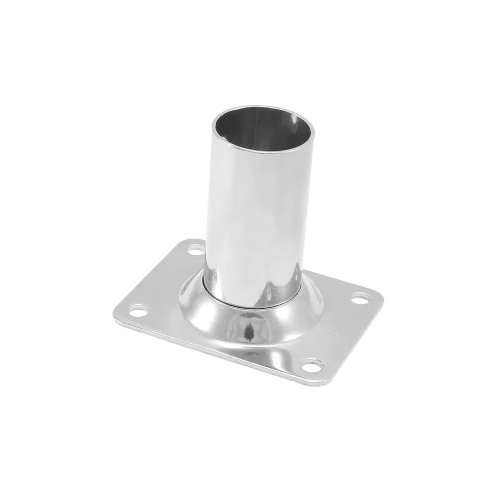 BASE RETTANGOLARE INOX MM 22