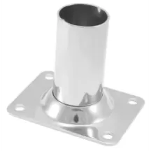 BASE RETTANGOLARE INOX MM 25